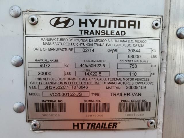 2015 Hyundai Trailer