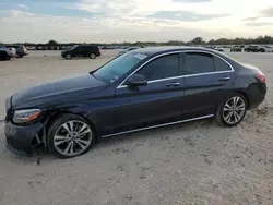 Salvage cars for sale at San Antonio, TX auction: 2019 Mercedes-Benz C300