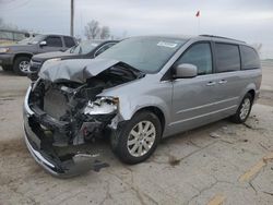 Salvage cars for sale at Pekin, IL auction: 2016 Chrysler Town & Country Touring