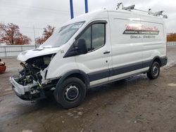 Salvage trucks for sale at Fort Wayne, IN auction: 2018 Ford Transit T-250