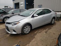 Salvage cars for sale from Copart Elgin, IL: 2015 Toyota Corolla L