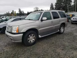 Cadillac Vehiculos salvage en venta: 2002 Cadillac Escalade Luxury