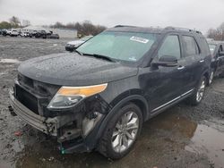 Salvage cars for sale at Hillsborough, NJ auction: 2011 Ford Explorer XLT