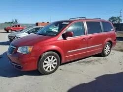 Salvage cars for sale from Copart Homestead, FL: 2015 Chrysler Town & Country Touring