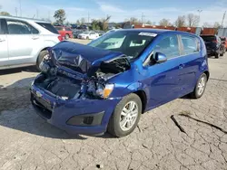 Chevrolet salvage cars for sale: 2014 Chevrolet Sonic LT