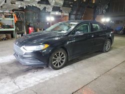 Salvage cars for sale at Albany, NY auction: 2017 Ford Fusion SE