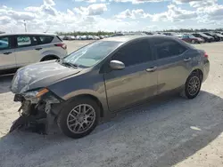 Carros salvage sin ofertas aún a la venta en subasta: 2017 Toyota Corolla L