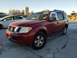 Salvage cars for sale at New Orleans, LA auction: 2008 Nissan Pathfinder S