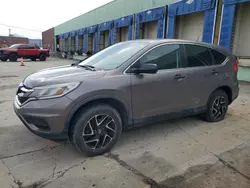 Salvage cars for sale at Columbus, OH auction: 2016 Honda CR-V SE