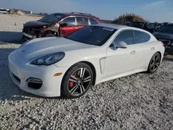 Salvage cars for sale at Taylor, TX auction: 2012 Porsche Panamera Turbo