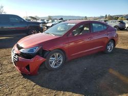 Salvage cars for sale at San Martin, CA auction: 2019 Hyundai Elantra SEL