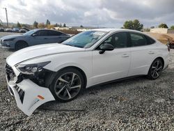 Salvage cars for sale at Mentone, CA auction: 2021 Hyundai Sonata SEL Plus