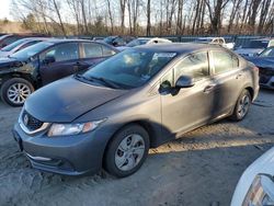 Honda salvage cars for sale: 2013 Honda Civic LX