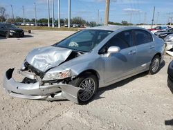 Honda salvage cars for sale: 2009 Honda Civic LX