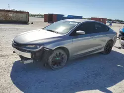 Salvage cars for sale at Arcadia, FL auction: 2015 Chrysler 200 S