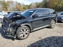 Salvage cars for sale at Austell, GA auction: 2022 Hyundai Palisade SEL