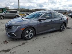 Honda salvage cars for sale: 2019 Honda Civic LX