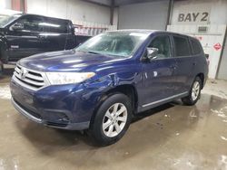 Toyota Highlander salvage cars for sale: 2011 Toyota Highlander Base