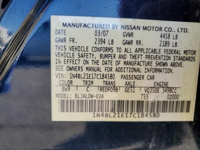 2007 Nissan Altima 3.5SE