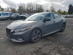 Nissan salvage cars for sale: 2021 Nissan Sentra SR