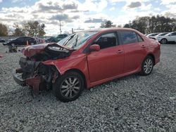 Vehiculos salvage en venta de Copart Mebane, NC: 2010 Toyota Corolla Base