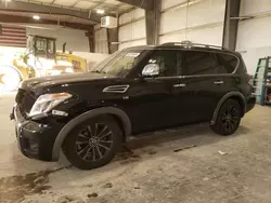 Salvage cars for sale at Greenwood, NE auction: 2017 Nissan Armada Platinum