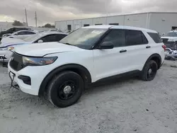 Salvage cars for sale at Jacksonville, FL auction: 2021 Ford Explorer Police Interceptor