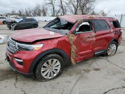 Salvage cars for sale at Bridgeton, MO auction: 2020 Ford Explorer Limited