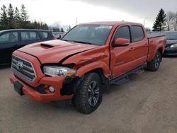 Toyota Tacoma Double cab salvage cars for sale: 2017 Toyota Tacoma Double Cab