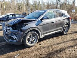 Salvage cars for sale from Copart Ontario Auction, ON: 2017 Hyundai Santa FE Sport