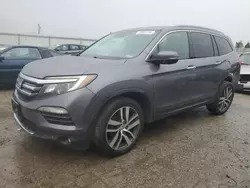 Salvage cars for sale at Dyer, IN auction: 2016 Honda Pilot Touring