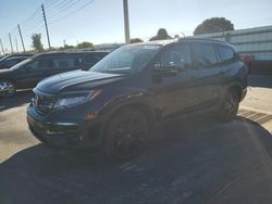 Honda Pilot salvage cars for sale: 2021 Honda Pilot Black