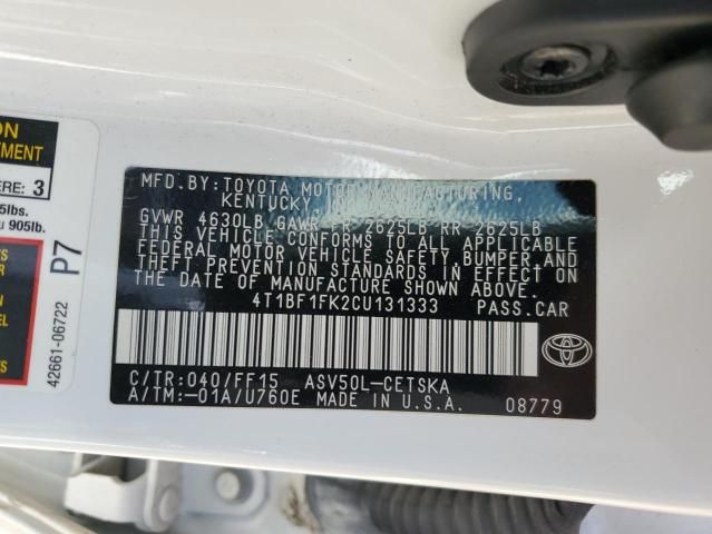 2012 Toyota Camry Base