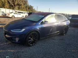 Salvage cars for sale at Riverview, FL auction: 2021 Tesla Model X