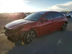 Salvage cars for sale at Fresno, CA auction: 2021 Hyundai Elantra Limited