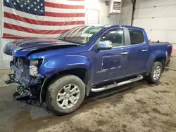 Salvage trucks for sale at Lyman, ME auction: 2016 Chevrolet Colorado LT