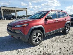 Carros salvage sin ofertas aún a la venta en subasta: 2015 Jeep Cherokee Trailhawk