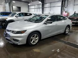 Salvage cars for sale at Ham Lake, MN auction: 2017 Chevrolet Malibu LS