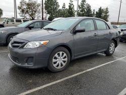 Salvage cars for sale at Rancho Cucamonga, CA auction: 2011 Toyota Corolla Base