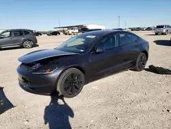 2024 Tesla Model 3 en venta en Temple, TX