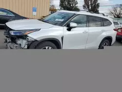 Salvage cars for sale at Moraine, OH auction: 2022 Toyota Highlander Hybrid XLE