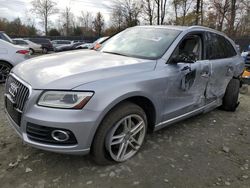 Salvage cars for sale at Waldorf, MD auction: 2015 Audi Q5 Premium Plus