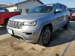 Salvage SUVs for sale at auction: 2017 Jeep Grand Cherokee Overland