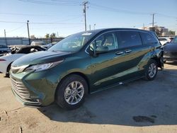 Toyota salvage cars for sale: 2021 Toyota Sienna XLE