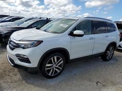 Salvage cars for sale at Arcadia, FL auction: 2017 Honda Pilot Touring