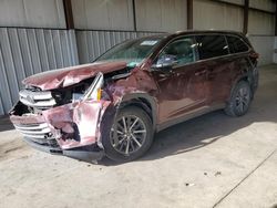 Salvage cars for sale at Pennsburg, PA auction: 2019 Toyota Highlander SE