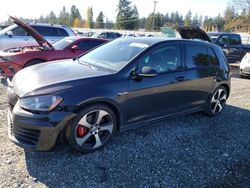 Volkswagen salvage cars for sale: 2016 Volkswagen GTI S/SE