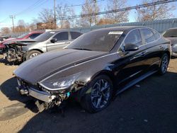 Salvage cars for sale at New Britain, CT auction: 2021 Hyundai Sonata SEL