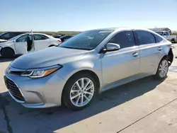 Salvage cars for sale from Copart Grand Prairie, TX: 2017 Toyota Avalon XLE