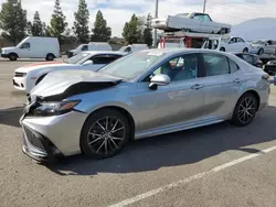 Salvage cars for sale at Rancho Cucamonga, CA auction: 2022 Toyota Camry SE